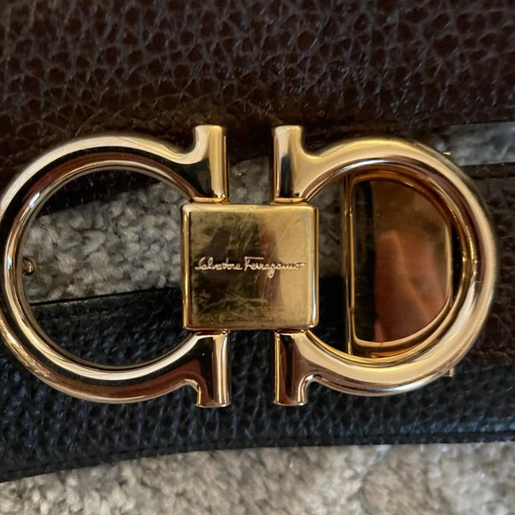 Salvatore Ferragamo Men’s Belt Reversible & Adjustable Size 42